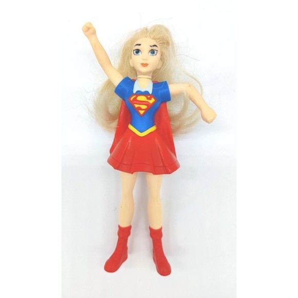 DC Comics 2016 McDonald's Super Girl 5" Figure Toy Figurine Super Hero Doll TM - Picture 1 of 5